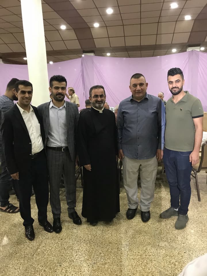 Christians at the St. George Church prepared tables of food for their fellow Muslims to break their fast. (Photo: Kurdistan 24)